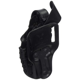 Safariland 7360 ALS/SLS, Level 3 Retention Duty Holster, Mid Ride, Fits: H&K VP9 - Black - STX Plain, Left Hand