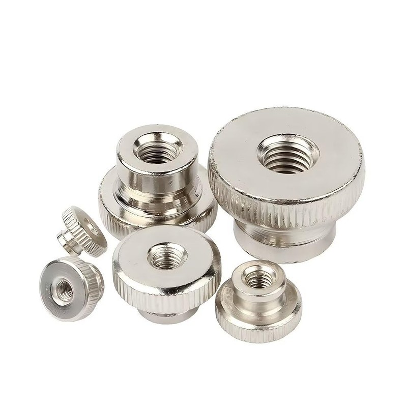 SYDARSYN M8 Knurled Nuts Blind Bore Knurled Nut 304 Stainless