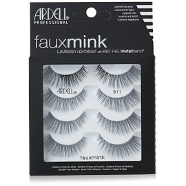 Ardell Faux Mink False Eyelashes, 811, 4 Pairs