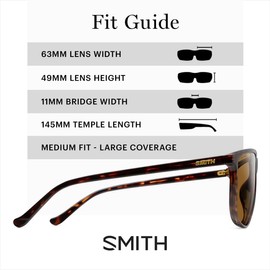 Smith Optics Mono Lake Sunglasses – Performance Sports Active Retro Sunglasses For Running or Everyday Wear – For Men & Women – Tortoise + Brown ChromaPop Polarized Lenses