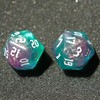 10PCs D20 Polyhedral Dice Set 22mm for DND RPG MTG