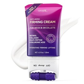 Neck Firming Cream New Formula Tightening and Lifting Moisturizing for Neck and Chest Smooth and Vibrate Wrinkles and Creepy Skin Multi-Peptide Retinol Collagen Hyaluronic Acid 4.3 floz Size / 넥 피밍 크림 새로운 포뮬러 목과 가슴을 위한 조이고 리프팅 보습 주름과 크리피 피부를 부드럽게 하고 눈에 띄게 멀티 펩타이드 레티놀 콜라겐 히알루론산 4.3 floz Size
