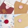 krastmon Metal Petal Shaped Wax Seal Stamp Mold with Silicone
