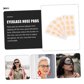 IWOWHERO Glasses Nose Pads 80 Pairs Eva Nose Pads Anti-slip Comfortable for Most Frames Replacement