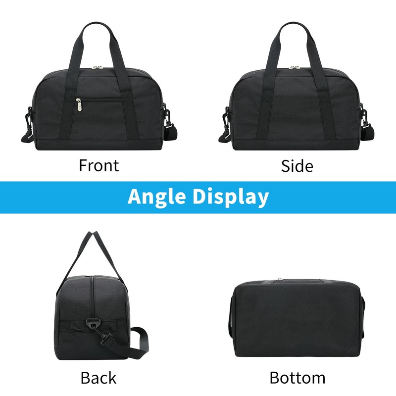 Small Gym Bag 14 inch Lightweight Carry On Mini Duffel
