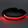 LED Dog Collar USB Rechargeable Solar Luminous Collar Adjustable Lighted