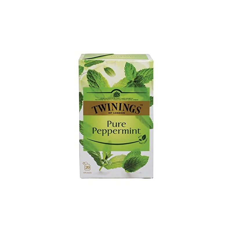 Twinings, Twinings Infuso Pure Peppermint, caja con 20 sobres de