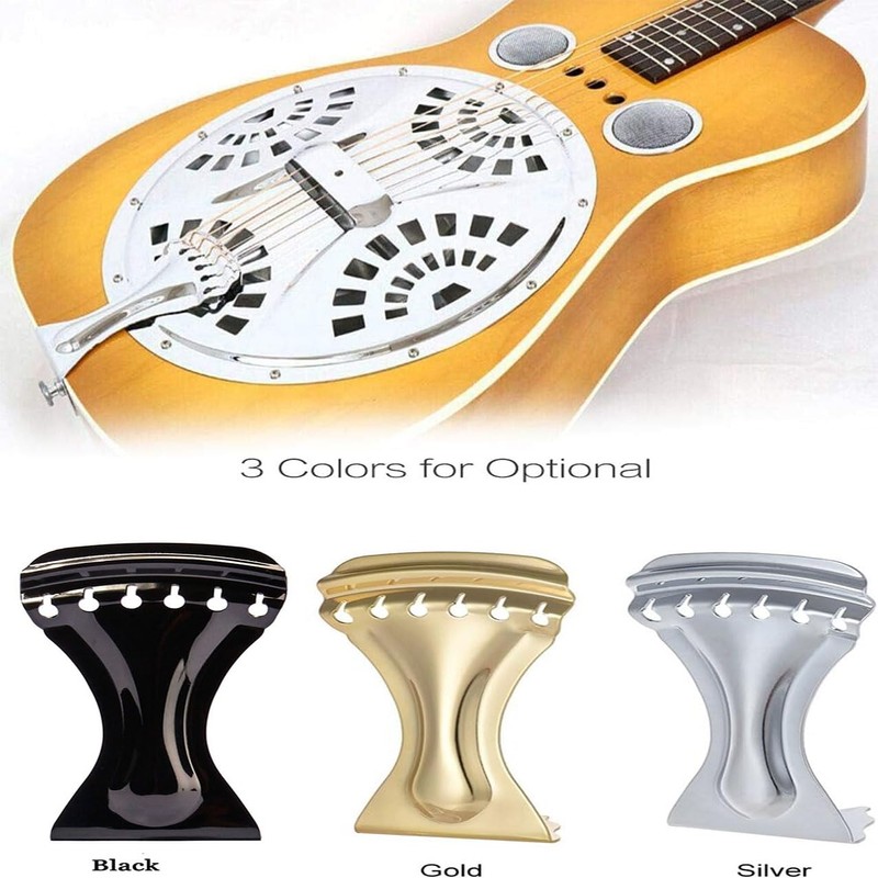 LALOCAPEYO Dobro Resonator Guitar Tail Wing Guitar Tail Beam Metal
