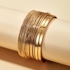 Harry and Henry 14Pcs Indian Boho Stackable Gold Bangle Bracelet