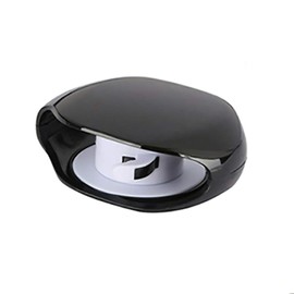 Earphone Cord Management Organizer Earphone Bobbin Winder Wrap Practical Prevent Knotting Headphone Cable Storage for Finishing of Data Cable Charging Wire (Black)