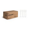 Perk PK56201 Perk Compostable Plastic Fork, Medium-Weight, White, 300/Pack (PK56201)