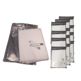 Triangular Bandages [Pack of 12] First Aid Triangle Splint Bandage with Safety Pins [40"x40"x56"] 100% Non-Woven Cotton + Vakly First Aid Kit Guide (12)