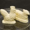 German Hand Made Finely Carved 2 Piece Butter Mold Rooster