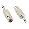 zdyCGTime RCA to 3.5MM Audio TS Adapter,2-Pole 3.5mm 1/8" Mono
