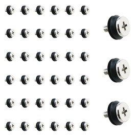 Maxmoral 40PCS 3.5 Inch HDD Screws Anti Vibration Mounting Step Screws Suitable for PC Case Support