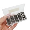 250pcs/Box Fishing Barrel Swivels Solid Rings Heavy Duty Fishing Hook