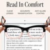 CCVOO Reading Glasses for Women, Stylish Eyeglasses, Blue Light Readers