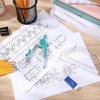 EBOOT Student Geometry Math Set, Drawing Compass and 6 Inch