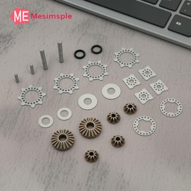Mesimsple Steel Limited Slip Active Diff Plates EXB Differential Gear Set ARA310984 ARA310985 for Arrma 1/8 Kraton Outcast Notorious Talion Typhon 6S EXB Series RC Car Upgrade Parts