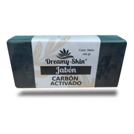 DREAMY SKIN SINCE 2012 Jabón Carbón Activado Para Eliminar Bacterias En Piel 100g