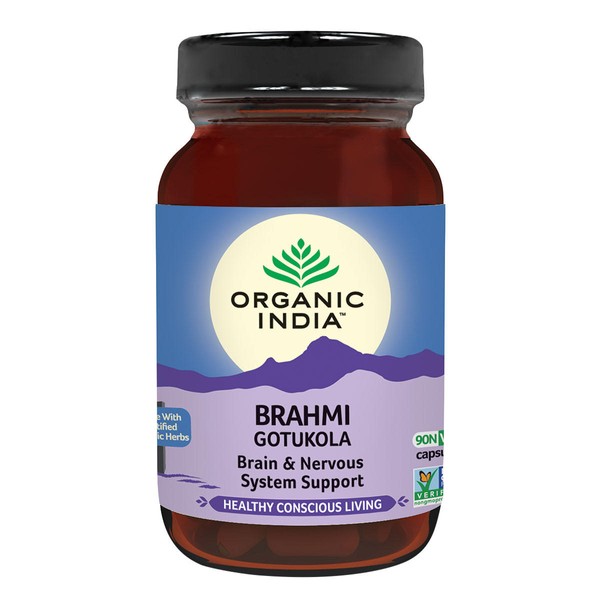 Organic India Brahmi (Gotu Kola) - 90 vegecaps