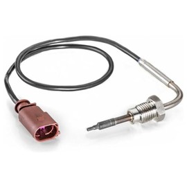 HELLA 6PT 014 494-361 Sensor, exhaust gas temperature - 2-pin connector - Bolted - Cable: 450mm