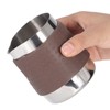 350ml Stainless Steel Milk Frothing Cup Anti-Scald Silicone Coffee Pitcher