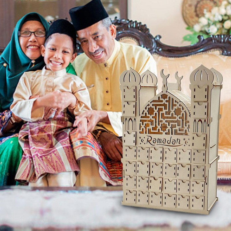 Wooden Ramadan Advent Calendar 2022 Eid Ramadan Mubarak Advent Calendar