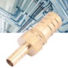 Hilitand Brass Fitting, 10-16mm Barb Reducer, Wear-resistant, Durable, 1 Pcs