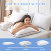JOLLYVOGUE Standard Size Bed Pillow 1-Pack，Single Pillow for Sleeping, Breathable