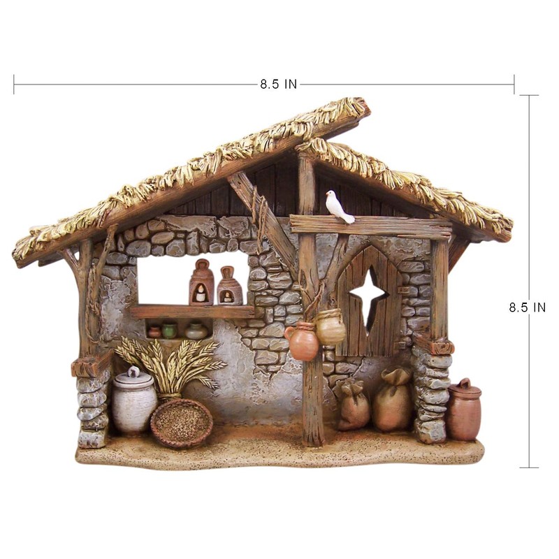 Christian Brands Bethlehem Nights Nativity Scene Creche Figurine, 12 1/4