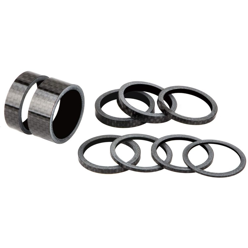 Unikstone 12 Pieces Bike Headset Spacer Carbon Fiber Bicycle Front