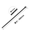 Kritlife Cable Ties Width: 0.47 inches (12 mm), Load Capacity