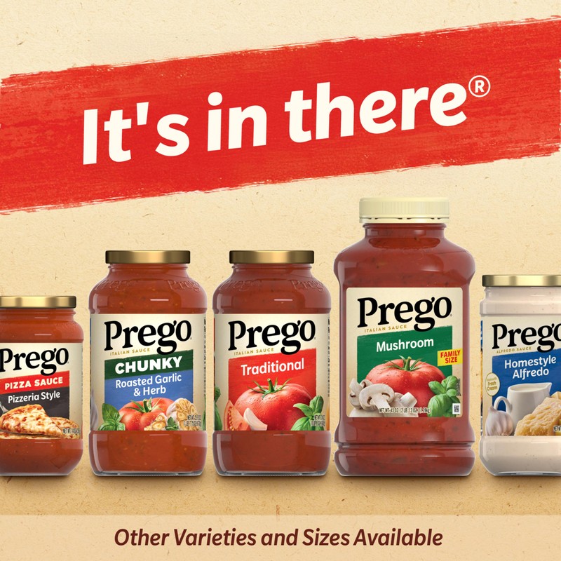 Prego Spicy Marinara Pasta Sauce, 24 oz Jar (Pack of