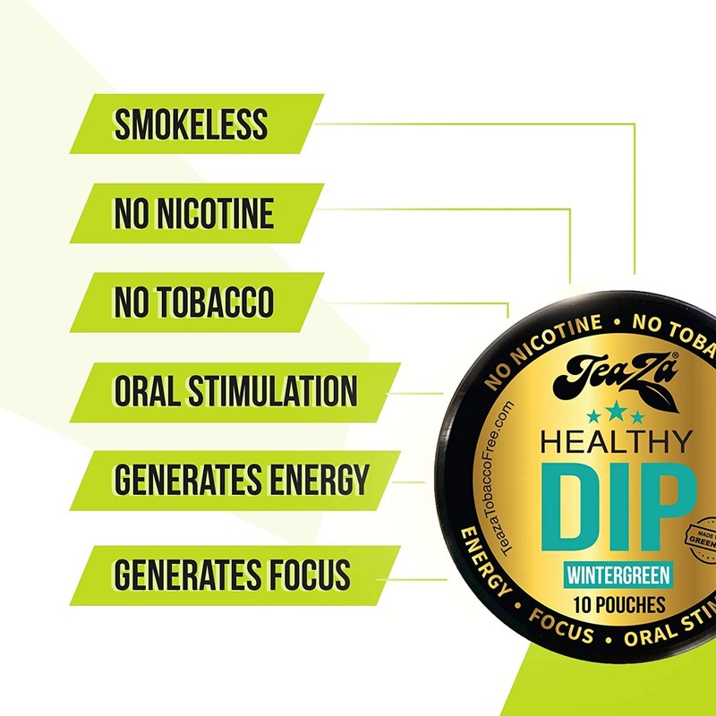 TeaZA Energy Variety Pack - Flavored Pouches (8 Pack)