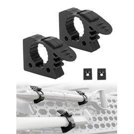 NORTHYUN Scoop Holder, Suitable for Tools with 1.1 - 1.4 inches (29 - 35 mm) Diameter, Shovel Holder, Quick Clamp, Wall Mount, Scoop Flashlight, Fishing Rod, Tool Fixing Clamp, Set of 2