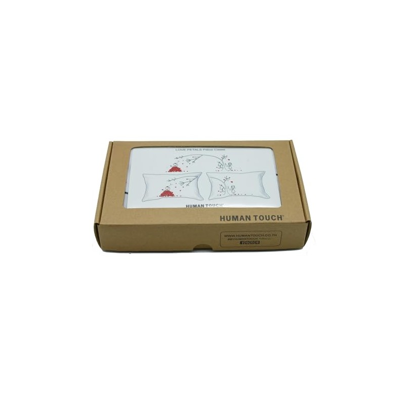 Human Touch, Love Petals Romantic His & Hers Pillow Cases