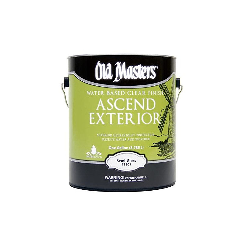 Old Masters Ascend Semi-Gloss Clear Water-Based Finish 1 Gal. -