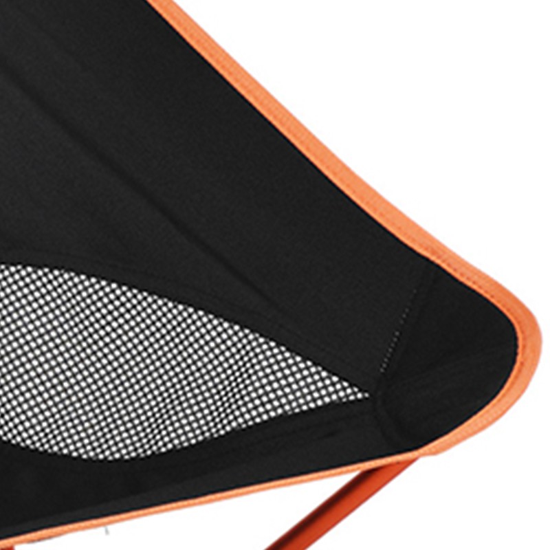 Outdoor Folding Beach Chair Portable Mesh Back Aluminum Alloy Rack
