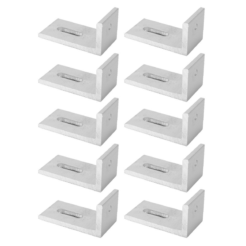 10PCS L Foot Solar Mount Aluminum Alloy Photovoltaic Panel Mounting
