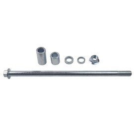 12mm 250mm High-Strength steel alloy Front Rear Axle Kit with 4 Bushings Fit for Mini bike,Pit Pro Dirt Bike, Scooter, QUAD & ATV