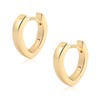 ALEXCRAFT Gold Small Hoop Earrings for Women Hypoallergenic 14K Goldplated