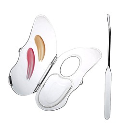 Foundation Palette for Makeup Artist, Acrylic Transparent Makeup Palette, Reusable Foundation Palette, Portable Makeup Palette for Makeup Artist, Beginner