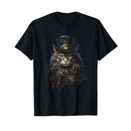 Maine Coon Cat Eyes Kitty Kitten Cat Artwork Cat Face T-Shirt