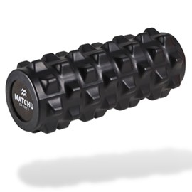 MATCHU - Fascia Roller - Massage Roller - Available in Soft, Medium and Hard - Available in 33 x 14, 45/90 x 15, 31 x 10 and 46 x 13 cm - Available in Black, Blue and Orange (Black, 31 x 10 cm - Hard)
