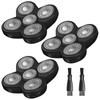 wotdmu 3-Pack Replacement Blades for Bald Men's Electric Head Shaver