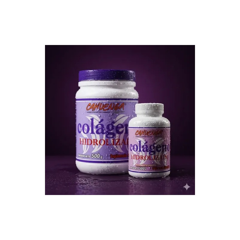 Pack Colágeno Hidrolizado Cahuenga 500g Polvo Y Cápsulas