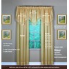 Today's Curtain Emelia Original Voile Panel 120", Gold, 60" W