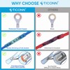 TICONN 160Pcs Heat Shrink Wire Connectors, Waterproof Automotive Marine Electrical