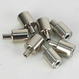 Cable Clamps, Wire Rope Clamp, 8PCS M3 Stainless Steel Wire Rope Cable Clip Clamp, 1/16 Inches One-Way Lock Wire Rope Clip Stopper for 1/16 Inch (1.2mm-1.5mm) Diameter Cable & Wire Rope